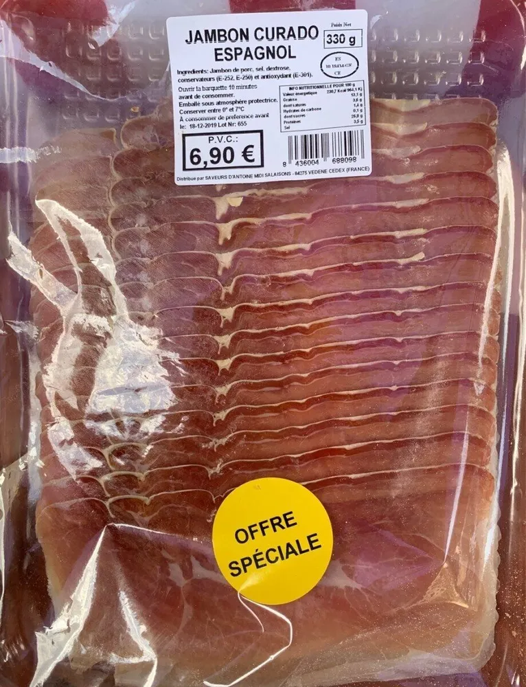 Jambon curado espagnol