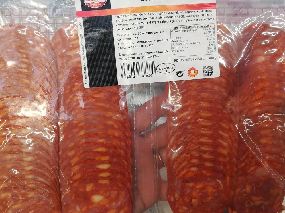 Chorizo vela