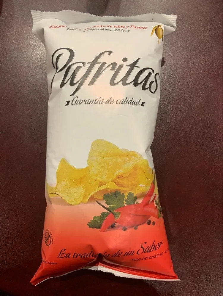 Patatas fritas con aceite de oliva y picante