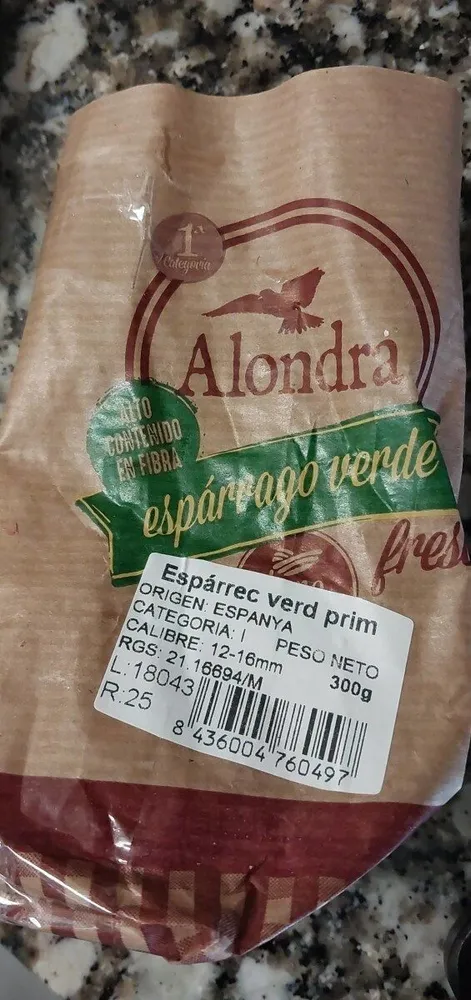 Espárrago verde