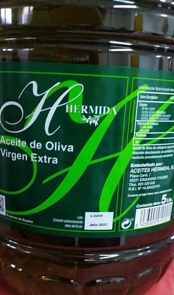 Hermida aceite de oliva virgen extra