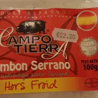 Jambon Serrano  pré tranché