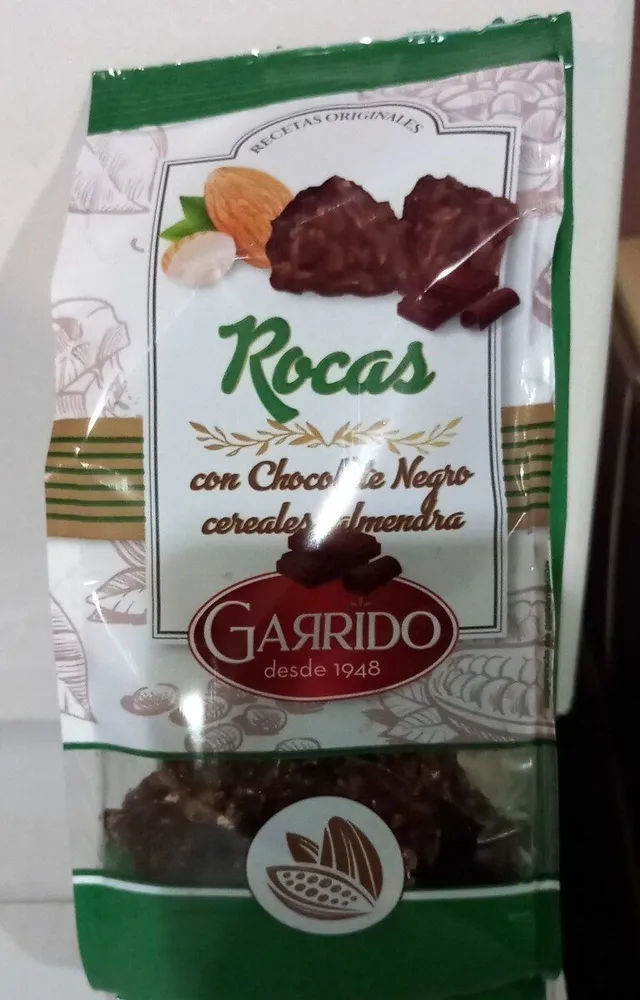 Rocas chocolate negro