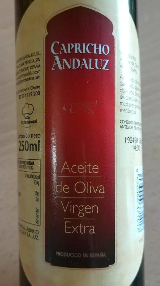 Aceite de Oliva Virgen Extra