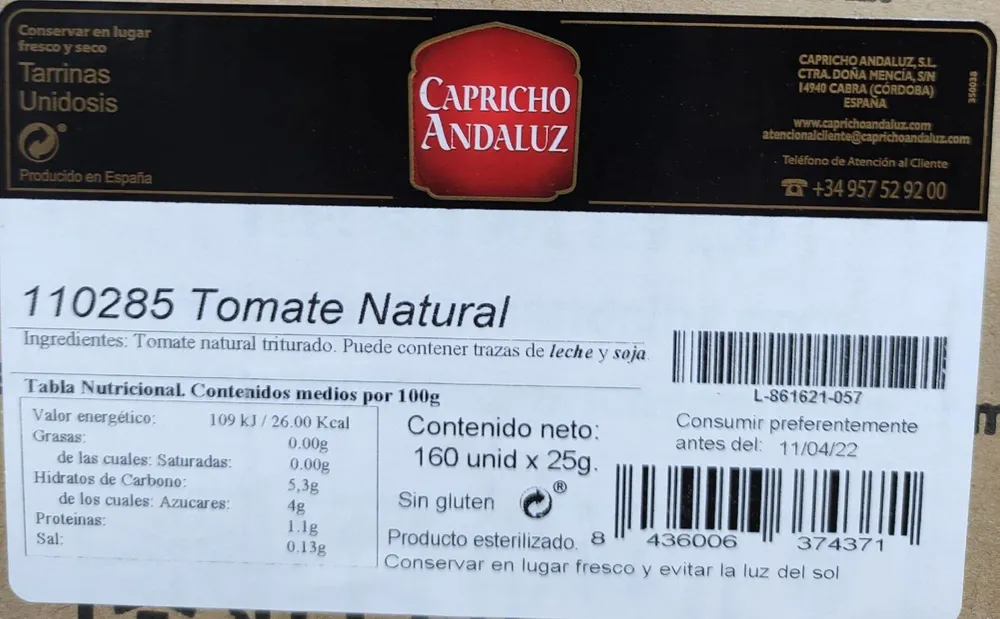 Tomate triturado