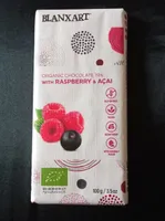 Orgánica chocolate 70% with Raspberry & Açai