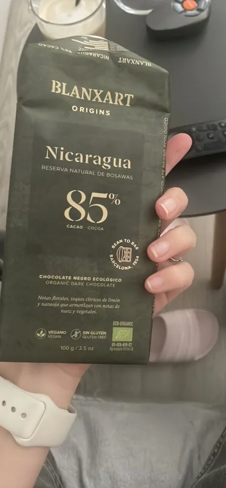 Chocolate Negro 85%, Ecológico