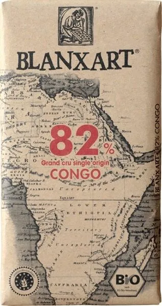 Organic dark chocolate 82% Congo