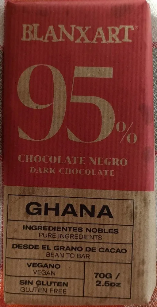 Chocolate negro 95% Ghana