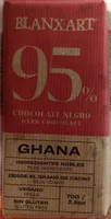 Chocolate negro 95% Ghana