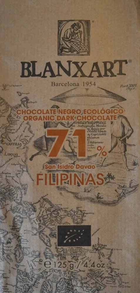 Chocolate negro 71% Filipinas