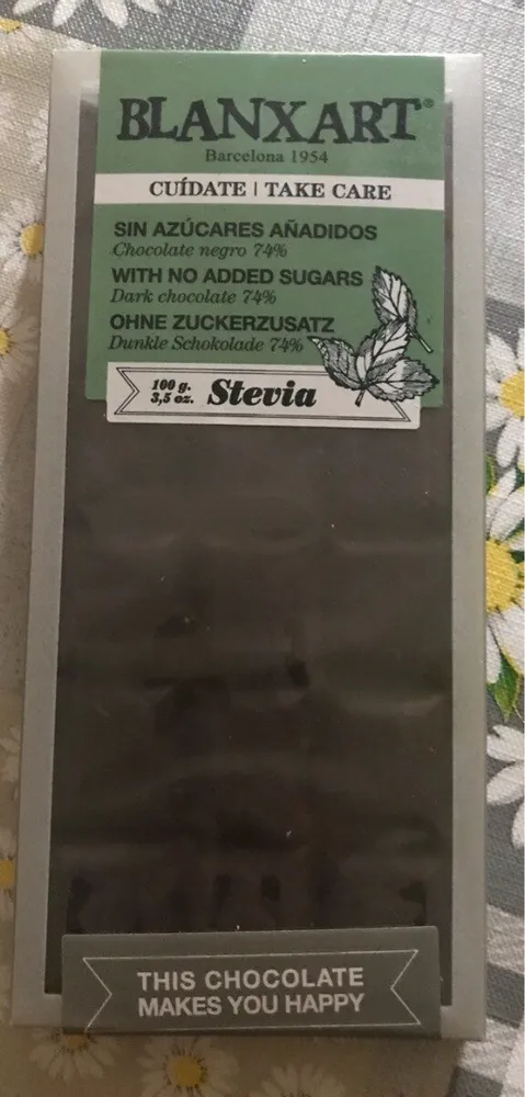 Chocolate negro 74%