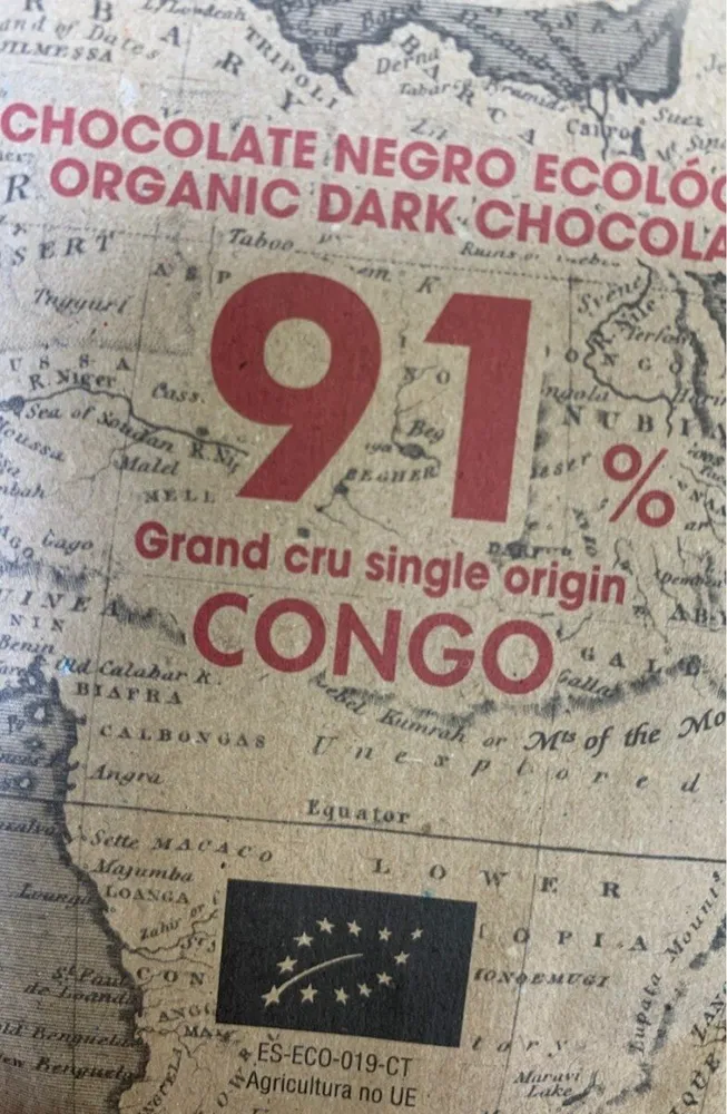 Pack of 3 Deal Blanxart 91% Congo Dark Chocolate 100G