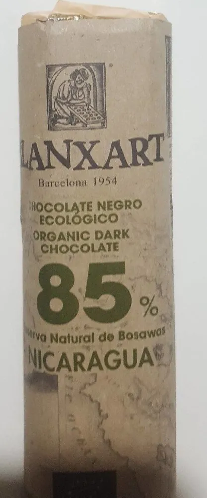 Chocolate negro ecologico 85%
