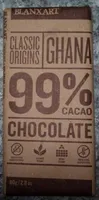 Chocolate 99% cacao ghana