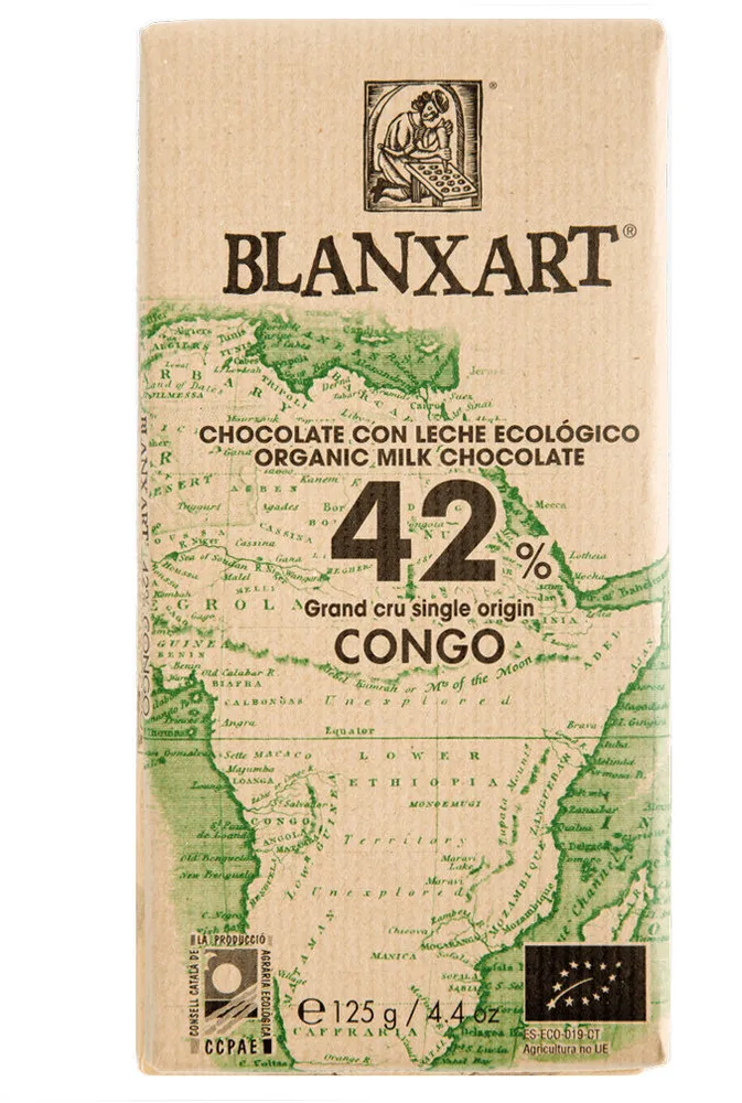 Chocolate con leche 42% bio