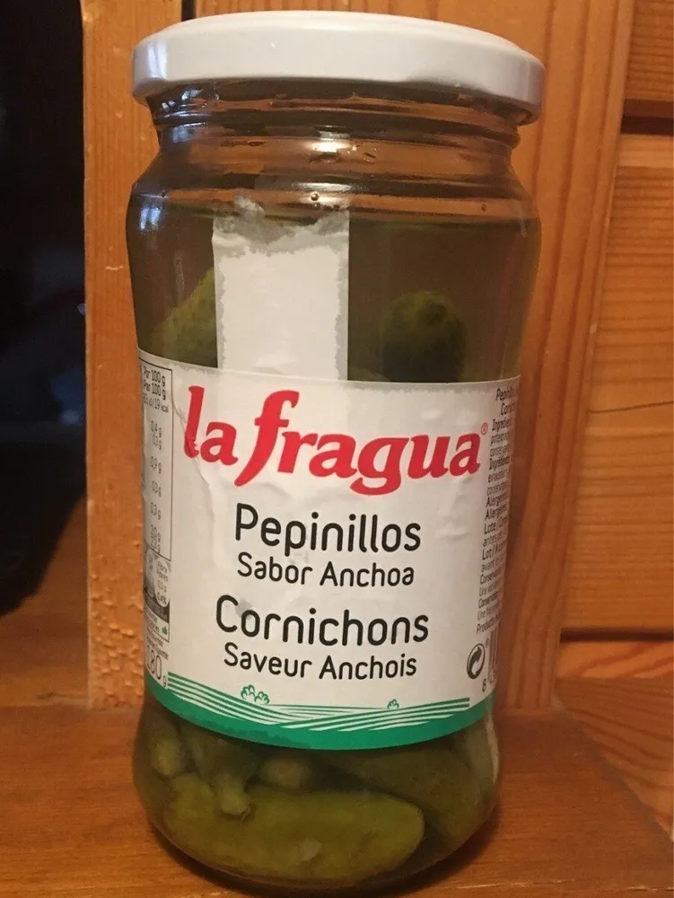 Pepinillos sabor anchoa