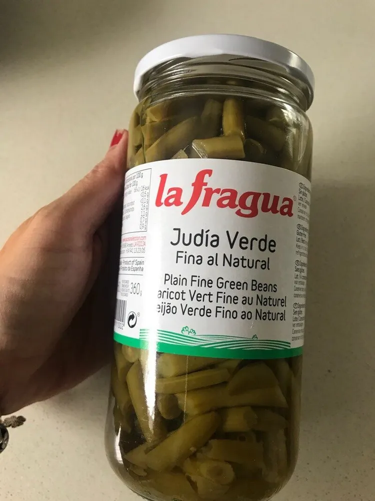 Judía verde fina al natural
