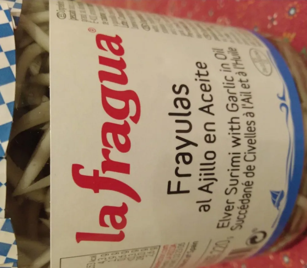 Frayulas al ajillo en aceite