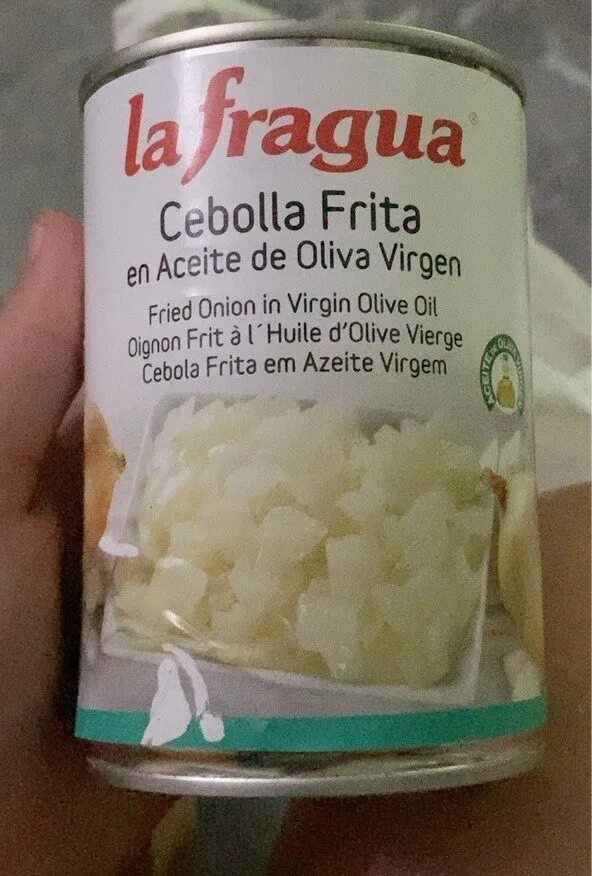 Cebolla frita en aceite de oliva virgen