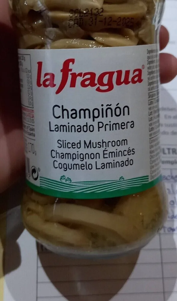 Champiñon laminado