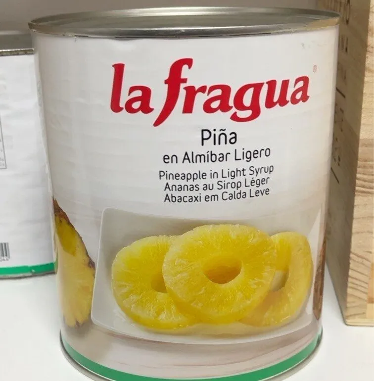 Piña en almibar
