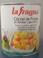 Cóctel de frutas en almíbar
