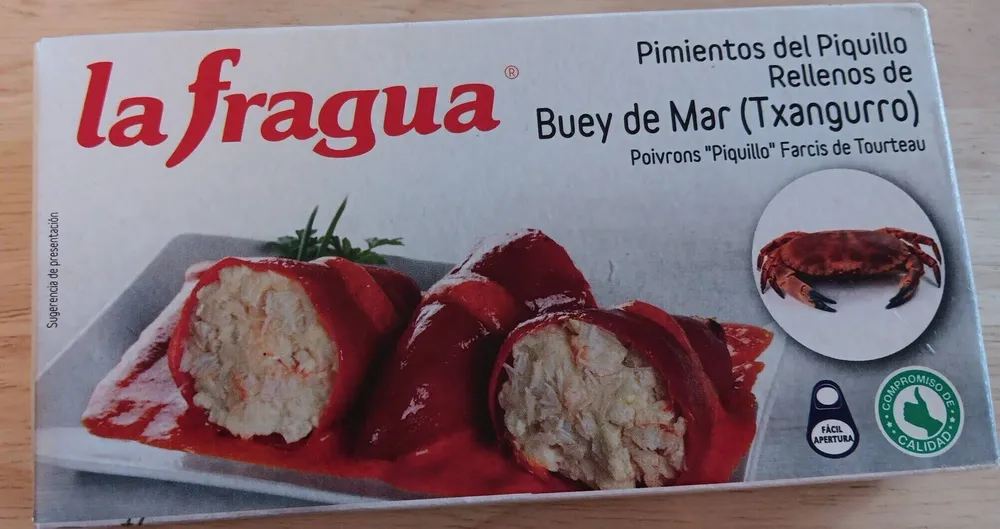 Poivrons piquillos farcis de tourteau