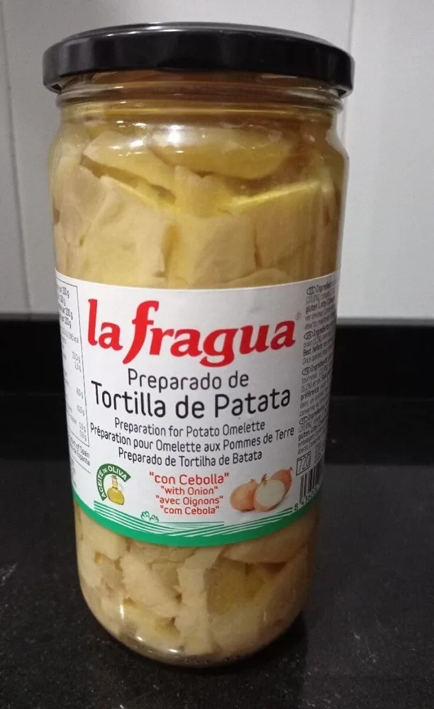 Preparado de tortilla de patata