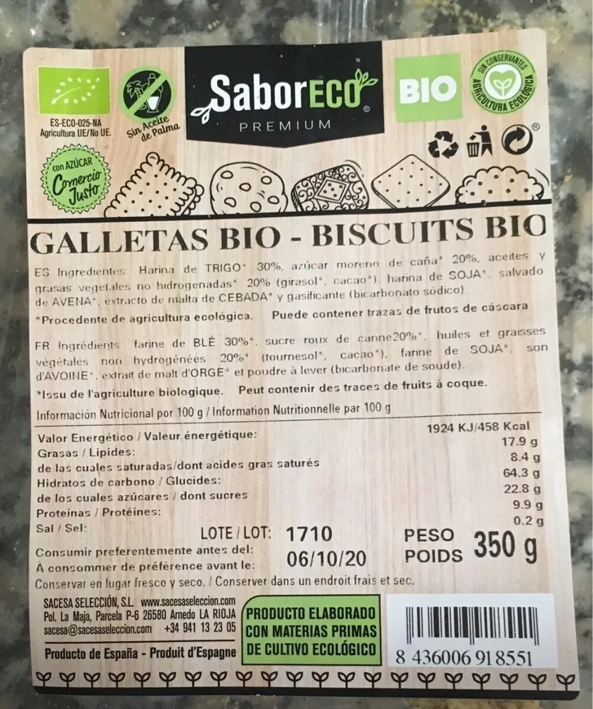Galletas bio