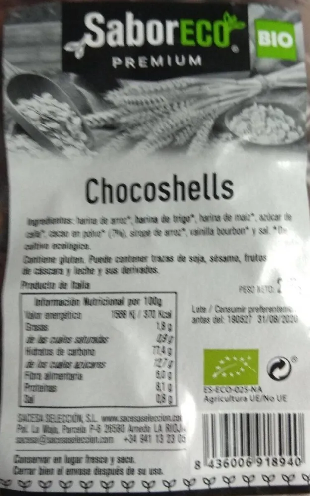 BIO CHOCOSHELLS