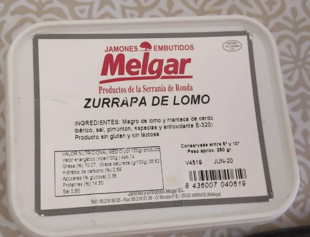 Zurrapa de lomo
