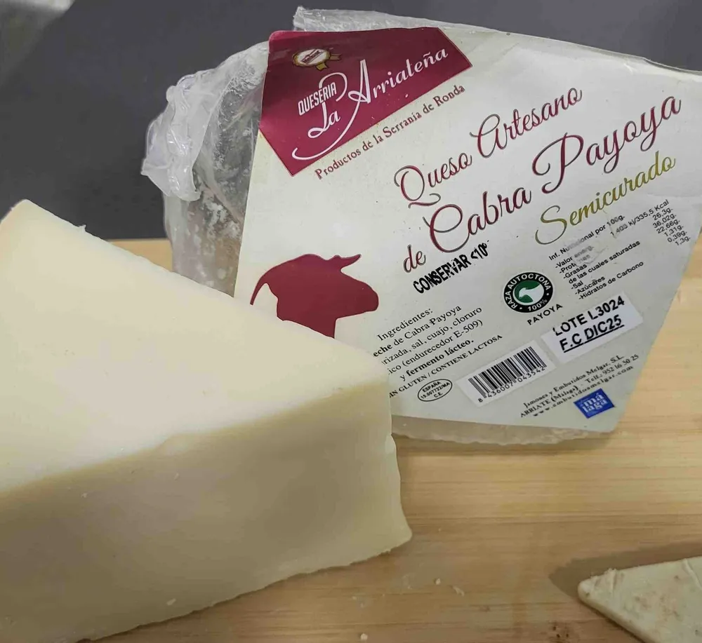 Queso artesano de cabra payoya