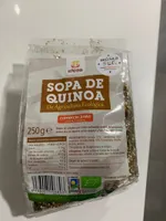 Sopa de quinoa con verduras