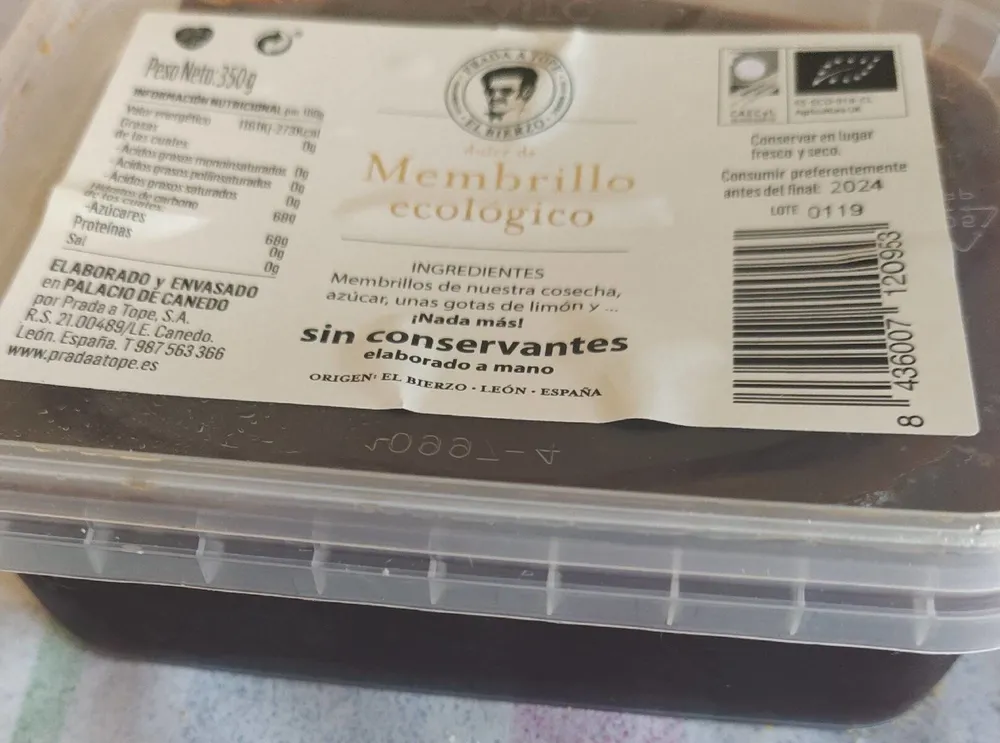 Membrillo ecológico