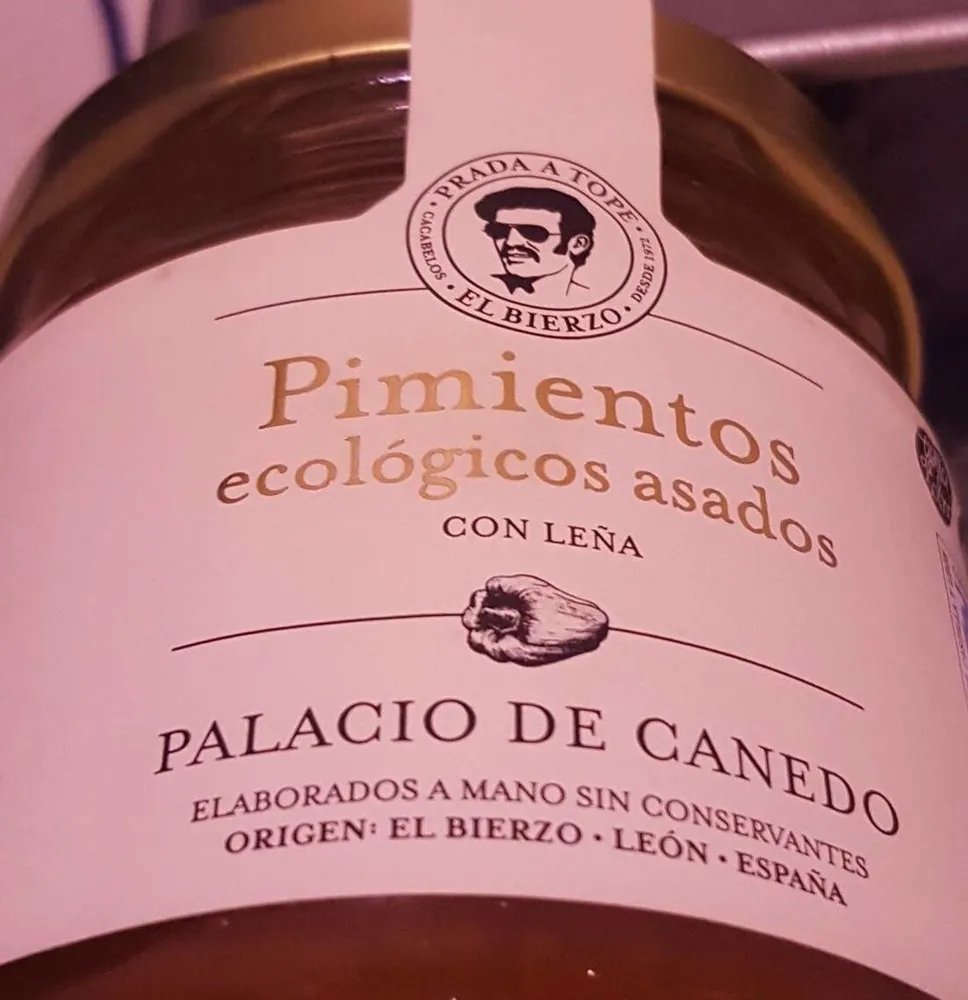 Pimientos ecológicos asados con leña