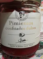 Pimientos confitados dulces