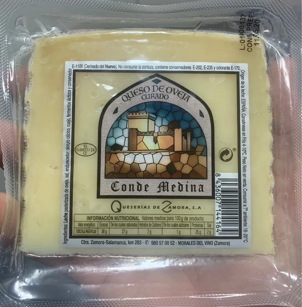 Queso de oveja curado