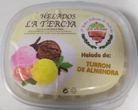Helado de turrón de almendra