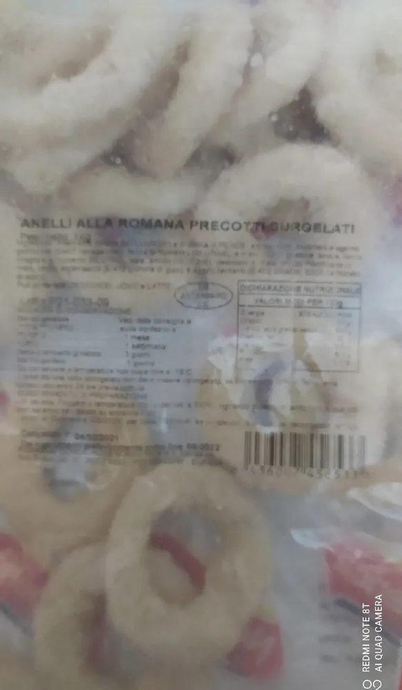Anelli alla Romana precotti surgelati