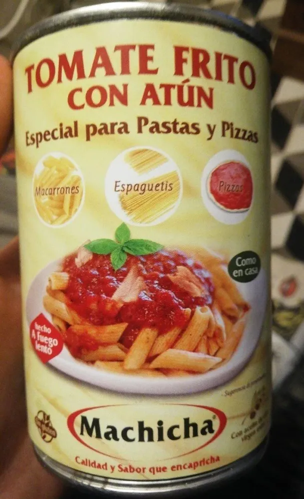 Tomate frito con atún