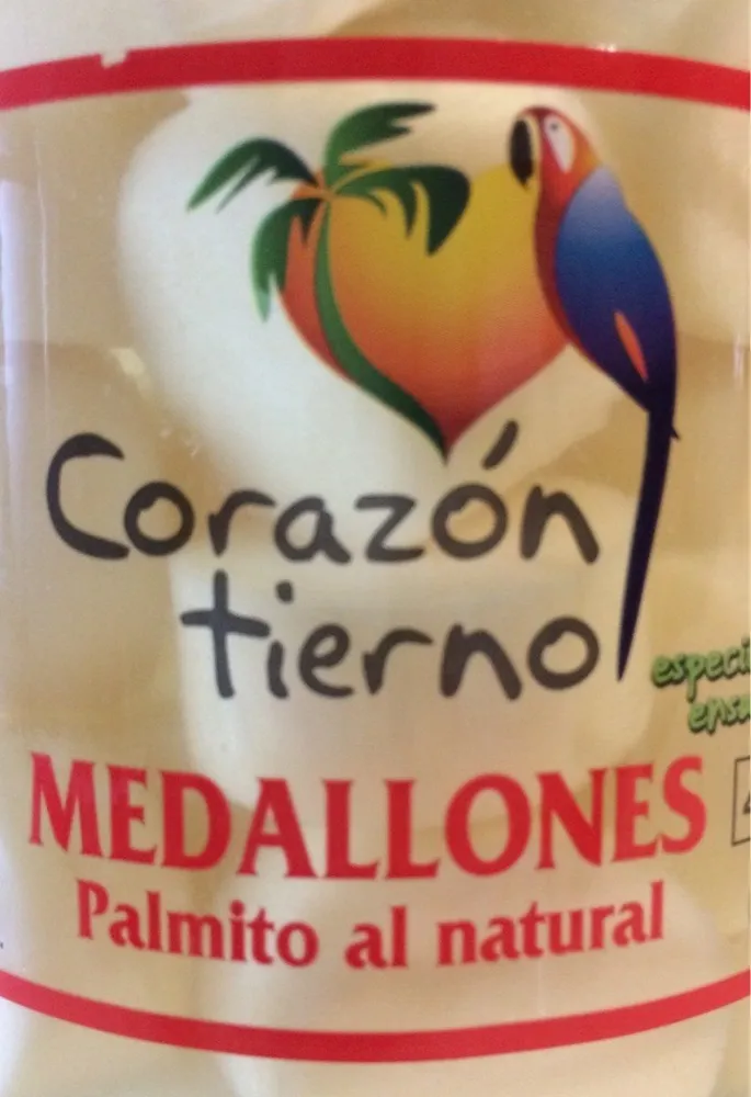 Medallones de palmito al natural
