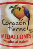 Medallones de palmito al natural