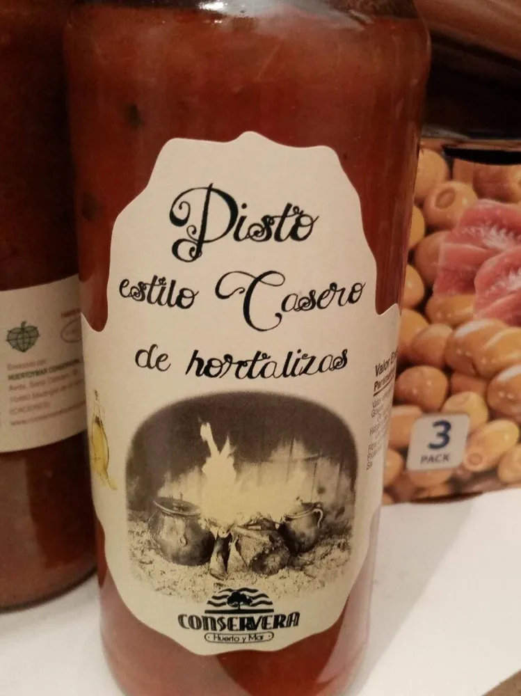 Pisto estilo casero con hortalizas