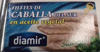 Filetes de caballa del sur en aceite vegetal
