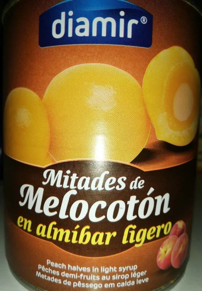 Mitades de melocoton