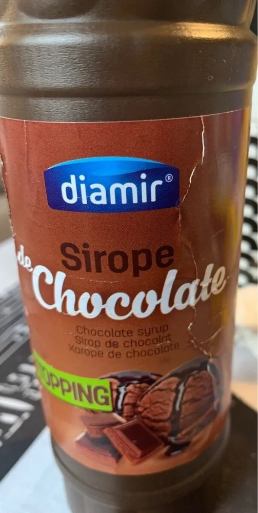 sirope de chocolate