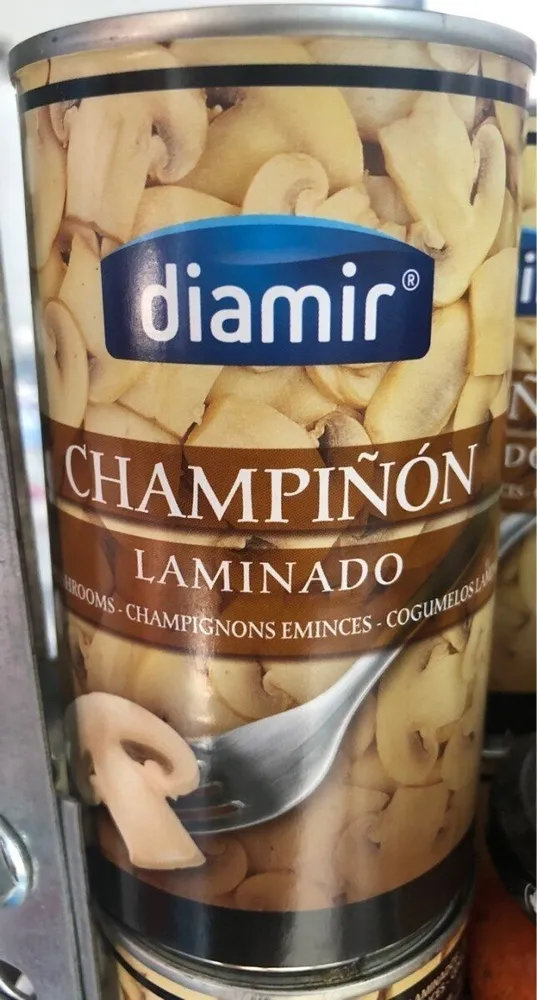 Champiñones laminados