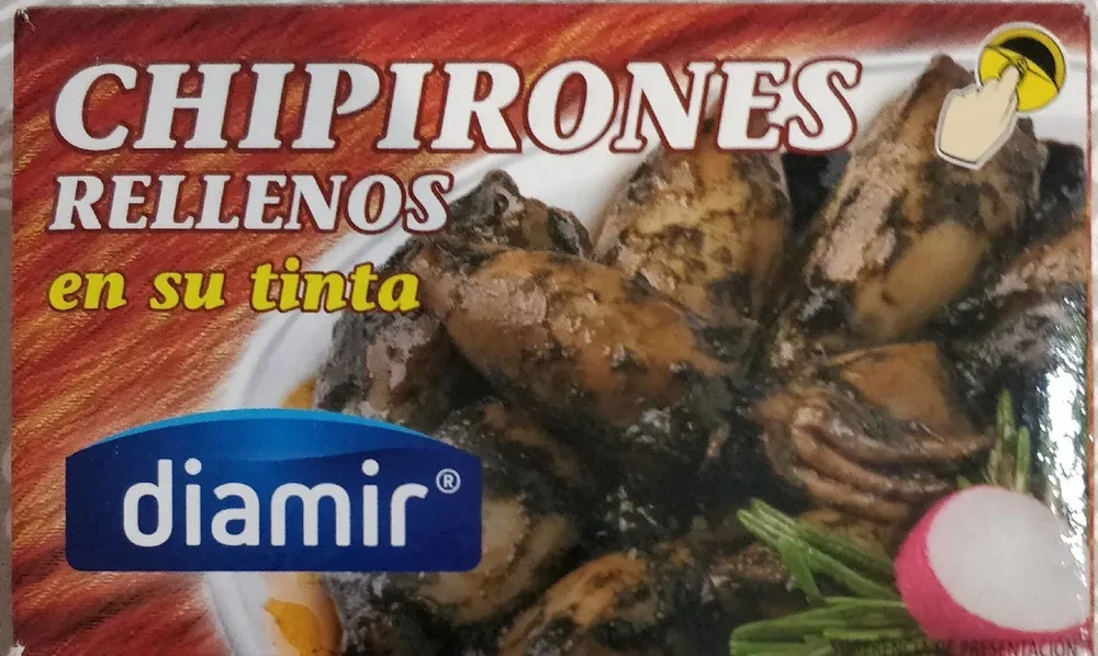 Chipirones rellenos en su tinta - Diamir