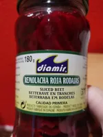 Remolacha roja rodajas
